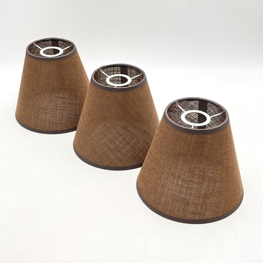 Brilagi - LED  Přisazený lustr ANTHONY 3xE14/40W/230V dub/hnědá