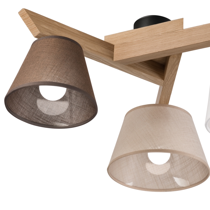 Brilagi - LED  Přisazený lustr ANTHONY 3xE14/40W/230V dub