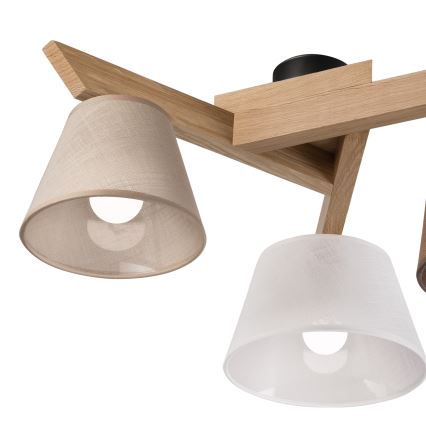 Brilagi - LED  Přisazený lustr ANTHONY 3xE14/40W/230V dub