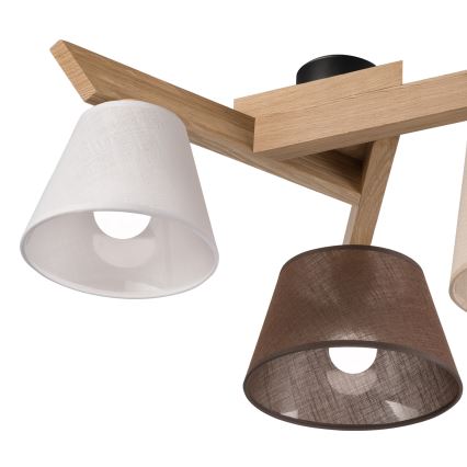 Brilagi - LED  Přisazený lustr ANTHONY 3xE14/40W/230V dub