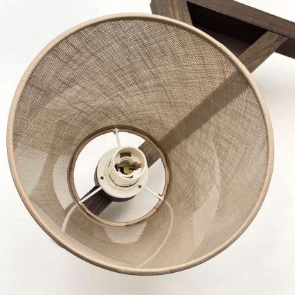 Brilagi - LED  Přisazený lustr ANTHONY 3xE14/40W/230V dub ořech/béžová
