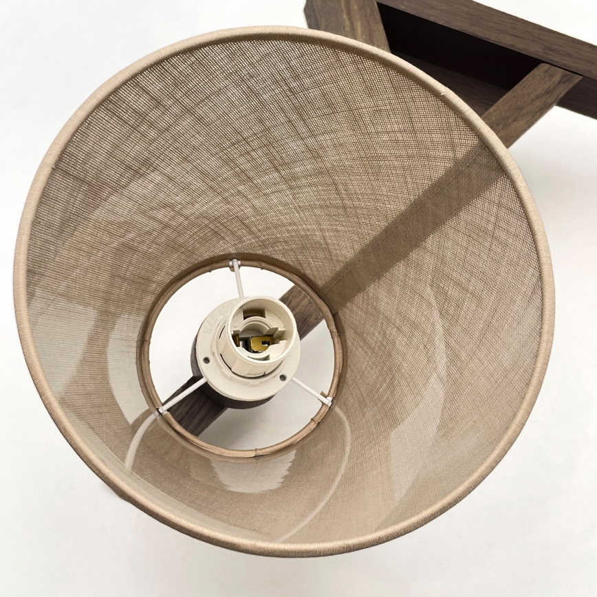 Brilagi - LED  Přisazený lustr ANTHONY 3xE14/40W/230V dub ořech/béžová