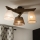 Brilagi - LED  Přisazený lustr ANTHONY 3xE14/40W/230V dub ořech