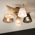 Brilagi - LED  Přisazený lustr ANTHONY 5xE14/40W/230V dub