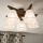Brilagi - LED  Přisazený lustr ANTHONY 5xE14/40W/230V dub ořech/bílá