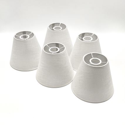 Brilagi - LED  Přisazený lustr ANTHONY 5xE14/40W/230V dub ořech/bílá