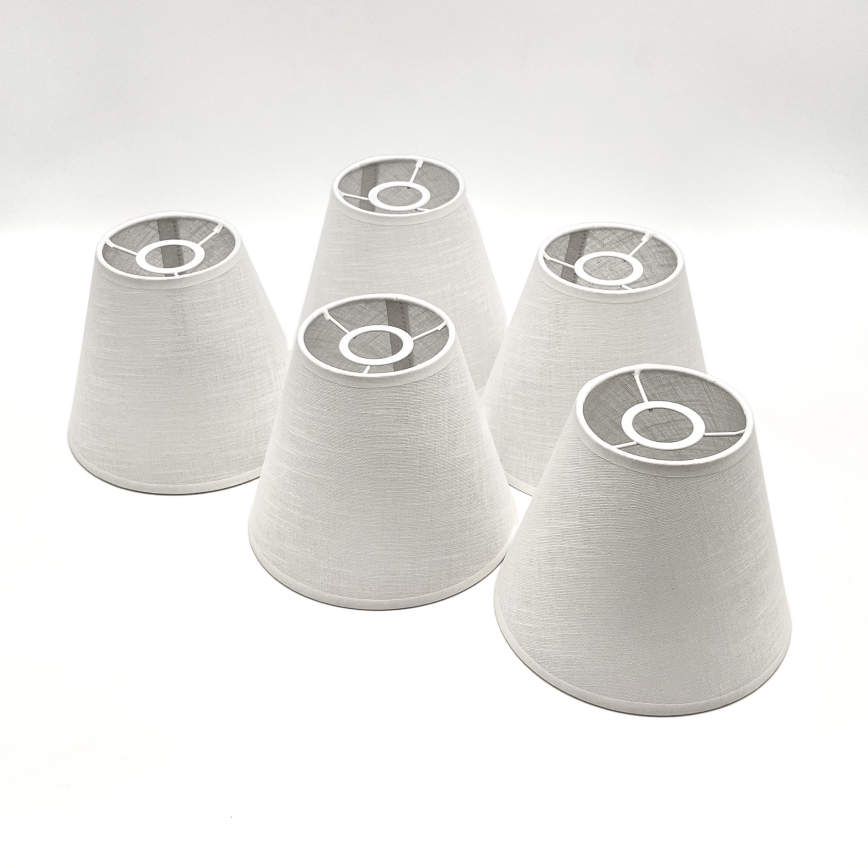 Brilagi - LED  Přisazený lustr ANTHONY 5xE14/40W/230V dub ořech/bílá