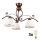 Brilagi - LED Přisazený lustr ANTICO 3xE27/60W/230V bronz patina