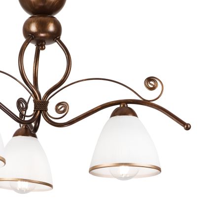 Brilagi - LED Přisazený lustr ANTICO 3xE27/60W/230V bronz patina