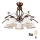 Brilagi - LED Přisazený lustr ANTICO 5xE27/60W/230V bronz patina
