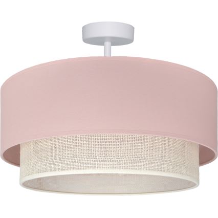 Brilagi - LED Přisazený lustr BOHO BOBO 1xE27/60W/230V pr. 40 cm růžová/krémová