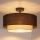 Brilagi - LED Přisazený lustr BOHO ECO 1xE27/10W/230V pr. 40 cm hnědá/krémová