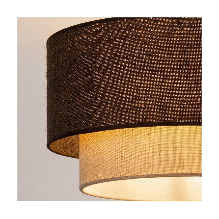 Brilagi - LED Přisazený lustr BOHO ECO 1xE27/10W/230V pr. 40 cm hnědá/krémová