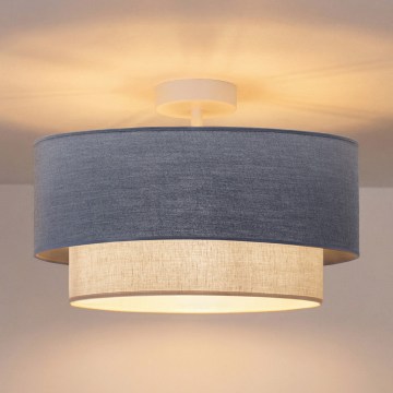 Brilagi - LED Přisazený lustr BOHO ECO 1xE27/10W/230V pr. 40 cm modrá/krémová