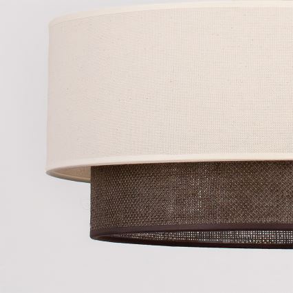 Brilagi - LED Přisazený lustr BOHO STYLE 1xE27/15W/230V pr. 40 cm krémová/hnědá