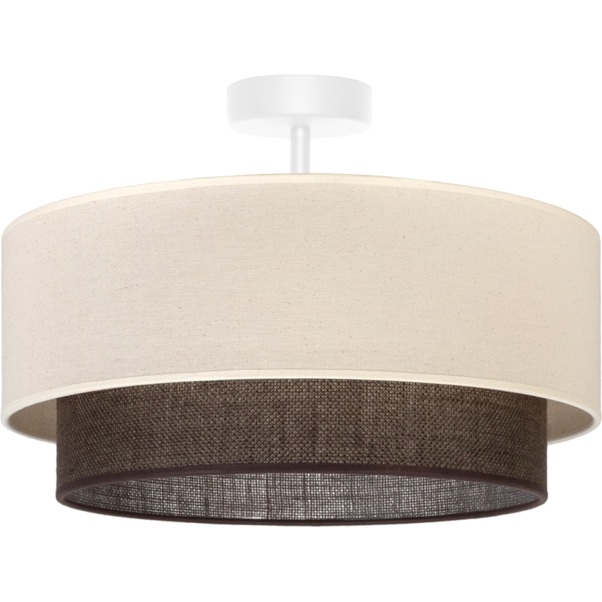 Brilagi - LED Přisazený lustr BOHO STYLE 1xE27/15W/230V pr. 40 cm krémová/hnědá