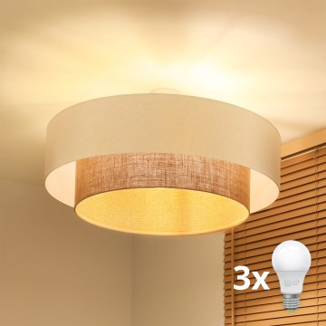 Brilagi - LED Přisazený lustr BOHO STYLE 3xE27/45W/230V pr. 80 cm