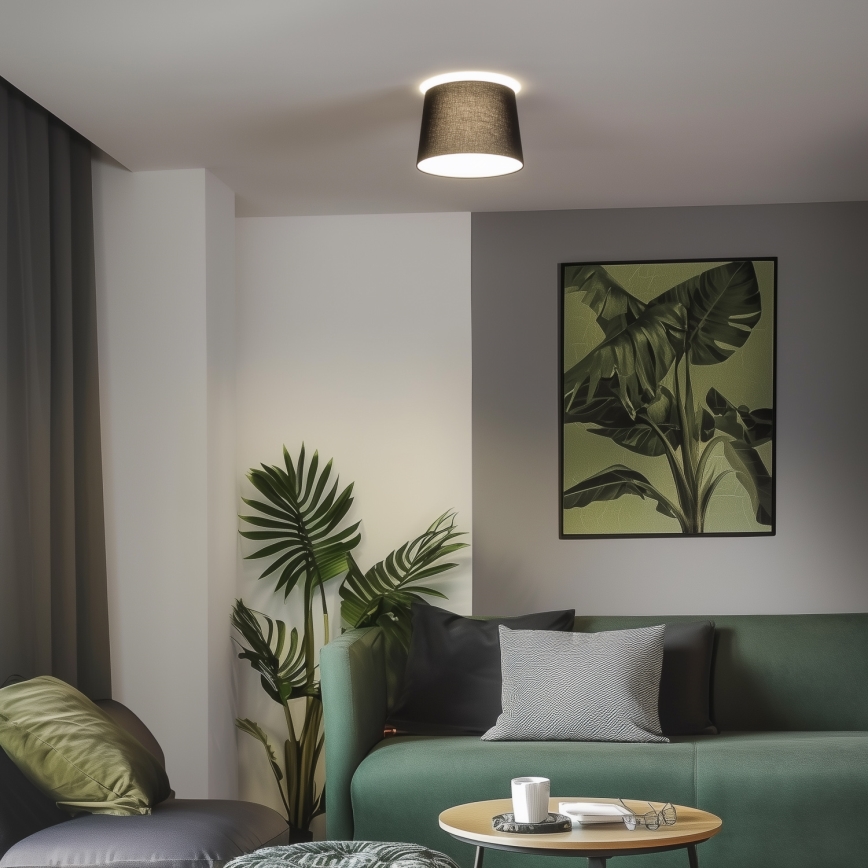 Brilagi - LED Přisazený lustr CERIA 1xE27/40W/230V pr. 30 cm černá