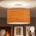 Brilagi - LED Přisazený lustr CERIA 1xE27/60W/230V pr. 45 cm bílá/béžová