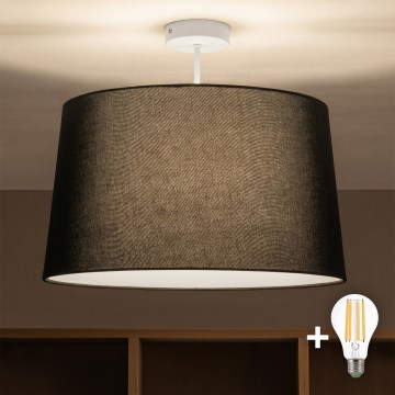 Brilagi - LED Přisazený lustr CERIA 1xE27/60W/230V pr. 45 cm bílá/černá