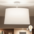 Brilagi - LED Přisazený lustr CERIA 1xE27/60W/230V pr. 45 cm bílá