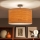 Brilagi - LED Přisazený lustr CERIA 1xE27/60W/230V pr. 45 cm černá/béžová