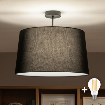 Brilagi - LED Přisazený lustr CERIA 1xE27/60W/230V pr. 45 cm černá