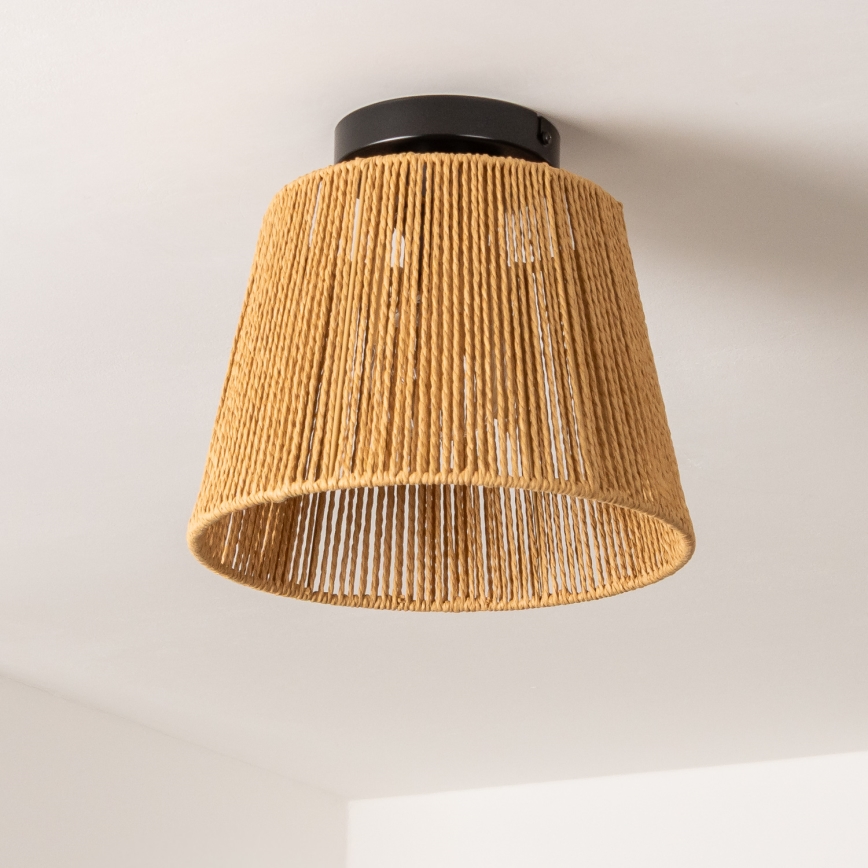 Brilagi - LED Přisazený lustr CERIA BOHO 1xE27/40W/230V pr. 28 cm hnědá