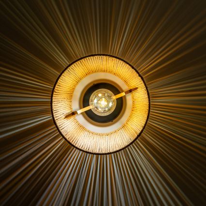 Brilagi - LED Přisazený lustr CERIA BOHO 1xE27/40W/230V pr. 28 cm hnědá