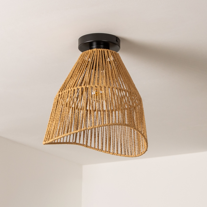 Brilagi - LED Přisazený lustr CERIA BOHO 1xE27/40W/230V pr. 30 cm hnědá