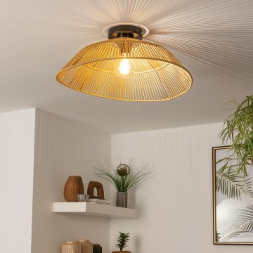 Brilagi - LED Přisazený lustr CERIA BOHO 1xE27/40W/230V pr. 50 cm hnědá