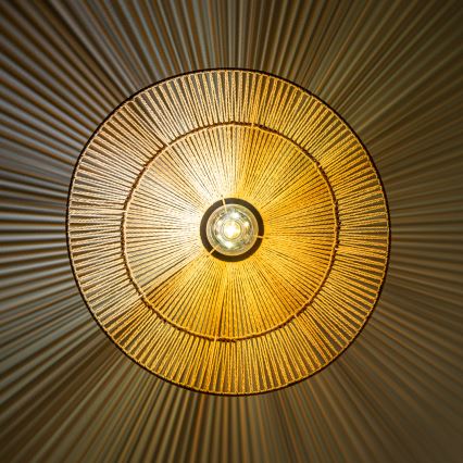 Brilagi - LED Přisazený lustr CERIA BOHO 1xE27/40W/230V pr. 50 cm hnědá