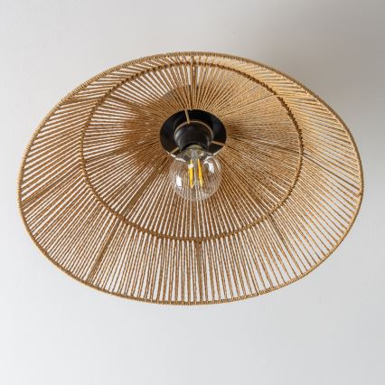 Brilagi - LED Přisazený lustr CERIA BOHO 1xE27/40W/230V pr. 50 cm hnědá