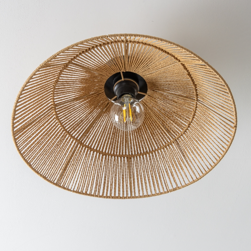 Brilagi - LED Přisazený lustr CERIA BOHO 1xE27/40W/230V pr. 50 cm hnědá