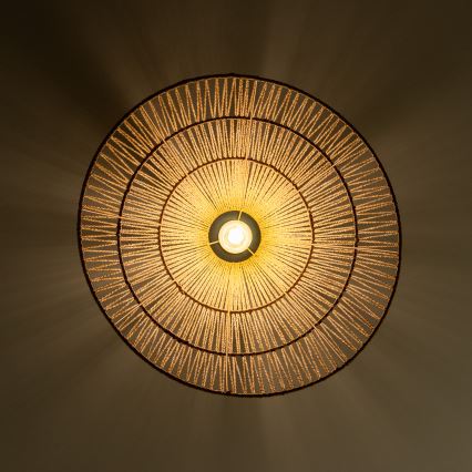 Brilagi - LED Přisazený lustr CERIA BOHO 1xE27/40W/230V pr. 50 cm hnědá