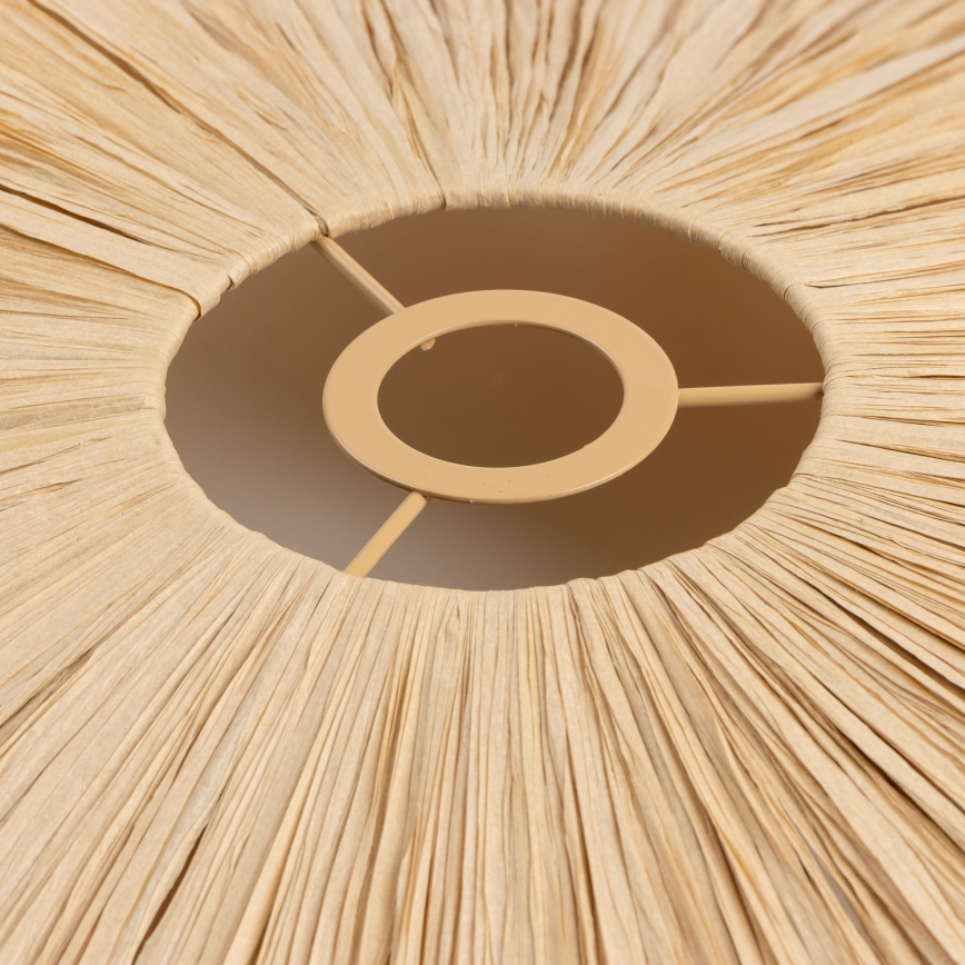 Brilagi - LED Přisazený lustr CERIA BOHO 1xE27/40W/230V pr. 60 cm rafie/dub