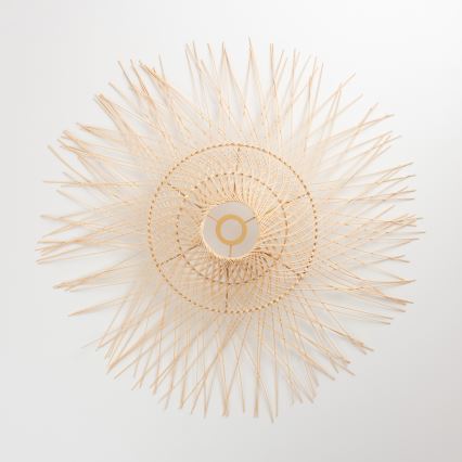 Brilagi - LED Přisazený lustr CERIA BOHO 1xE27/40W/230V pr. 70 cm bambus