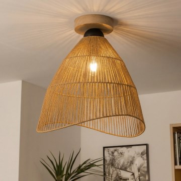 Brilagi - LED Přisazený lustr CERIA BOHO 1xE27/40W/230V pr. 70 cm hnědá/dub