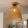 Brilagi - LED Přisazený lustr CERIA BOHO 1xE27/40W/230V pr. 70 cm hnědá/dub