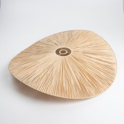 Brilagi - LED Přisazený lustr CERIA BOHO 1xE27/40W/230V pr. 80 cm rafie/dub