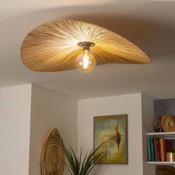 Brilagi - LED Přisazený lustr CERIA BOHO 1xE27/40W/230V pr. 80 cm rafie