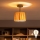 Brilagi - LED Přisazený lustr CERIA BOHO 1xE27/60W/230V pr. 20 cm černá/rafie