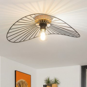 Brilagi - LED Přisazený lustr CERIA WIRE 1xE27/40W/230V 40x56 cm černá/dub