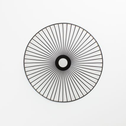 Brilagi - LED Přisazený lustr CERIA WIRE 1xE27/40W/230V pr. 26 cm černá/dub