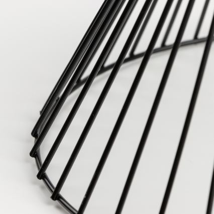 Brilagi - LED Přisazený lustr CERIA WIRE 1xE27/40W/230V pr. 30 cm černá/dub