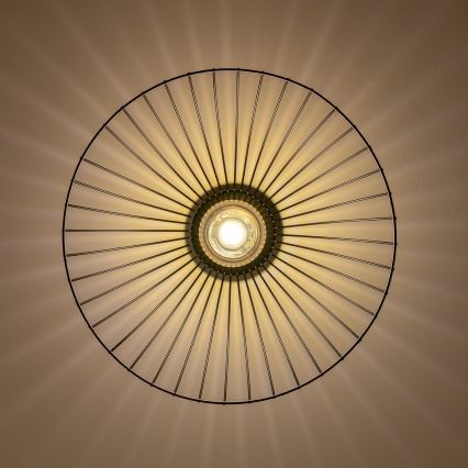 Brilagi - LED Přisazený lustr CERIA WIRE 1xE27/40W/230V pr. 45 cm černá