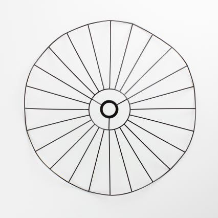 Brilagi - LED Přisazený lustr CERIA WIRE 1xE27/40W/230V pr. 60 cm černá/dub