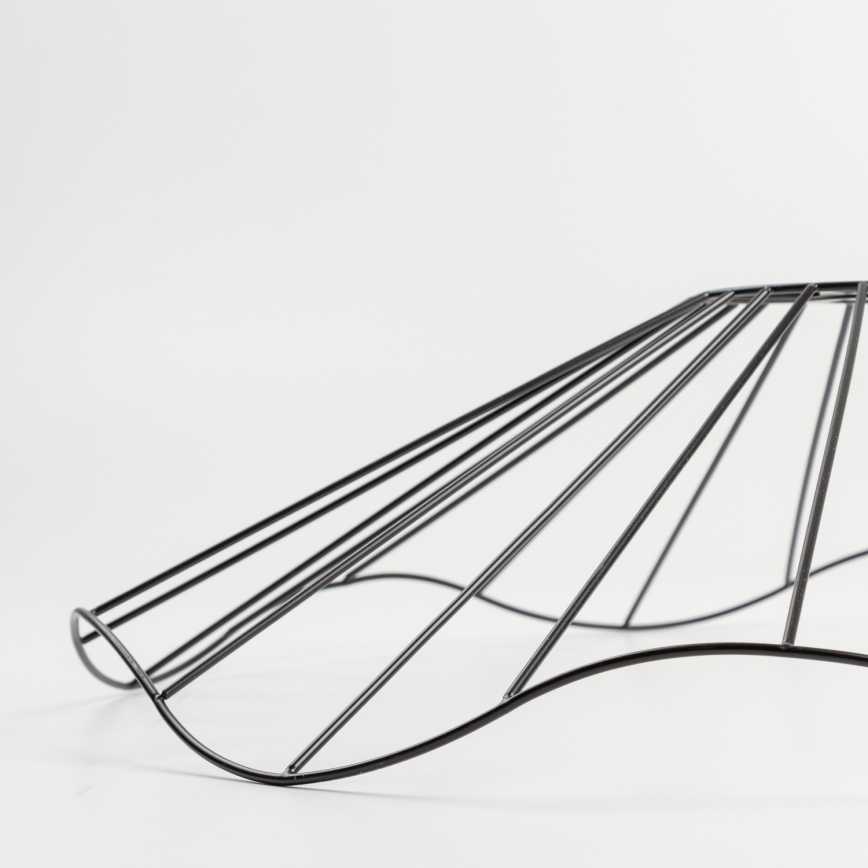 Brilagi - LED Přisazený lustr CERIA WIRE 1xE27/40W/230V pr. 60 cm černá/dub