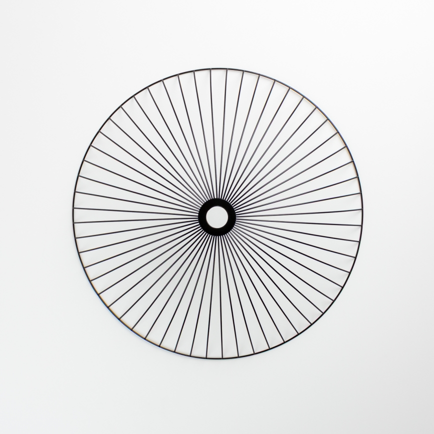 Brilagi - LED Přisazený lustr CERIA WIRE 1xE27/40W/230V pr. 60 cm černá/dub