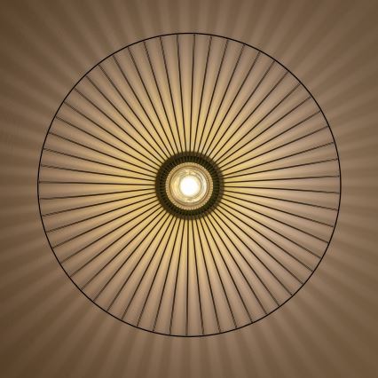 Brilagi - LED Přisazený lustr CERIA WIRE 1xE27/40W/230V pr. 60 cm černá